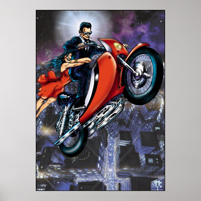 Motorcycle Man Poster (Front)