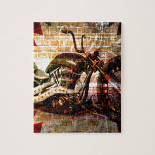 Motorcycle Mania Jigsaw Puzzle