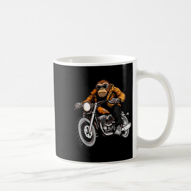 Motorcycle Monkeys  Coffee Mug (Right)
