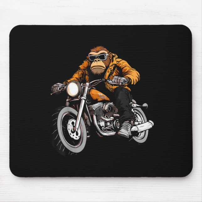 Motorcycle Monkeys  Mouse Mat (Front)