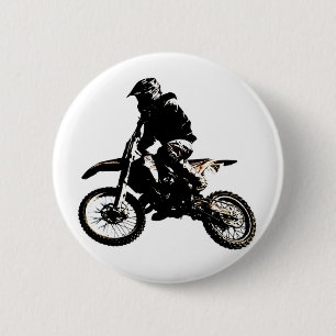 Motorcycle Motocross 6 Cm Round Badge