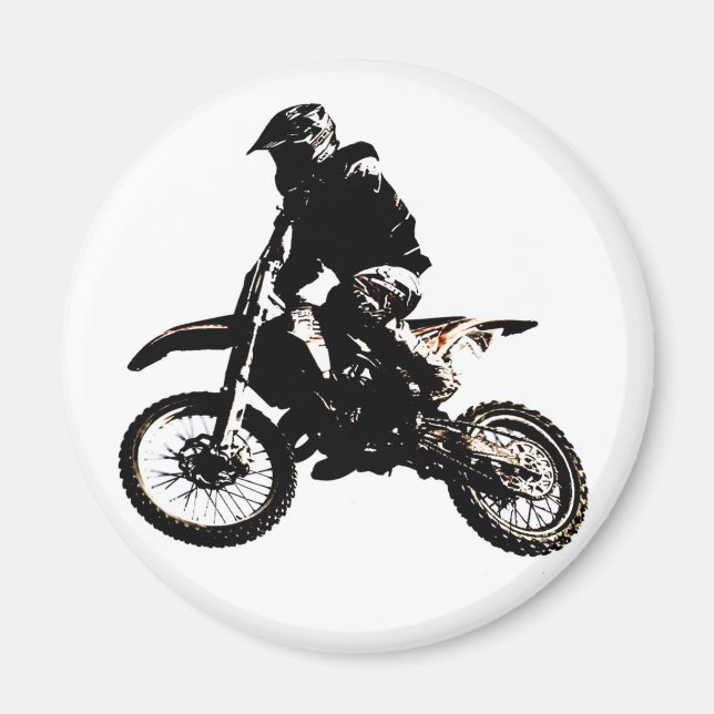 Motorcycle Motocross Magnet (Front)