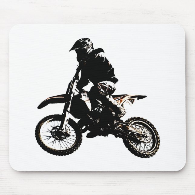 Motorcycle Motocross Mouse Mat (Front)