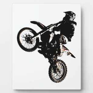 Motorcycle Motocross Plaque