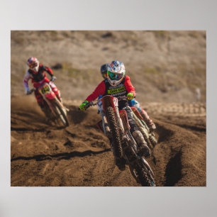 Motorcycle Motocross Poster