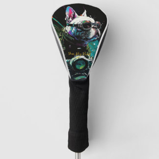 Motorcycle, Motorbike - Anime French Bulldog 005 Golf Head Cover