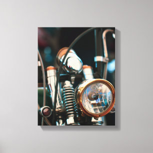 Motorcycle Motorbike Biker Ride Rider Canvas Print