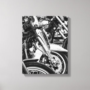 Motorcycle Motorbike Biker Ride Rider Canvas Print