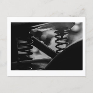 Motorcycle Motorbike Biker Ride Rider Details Postcard