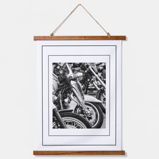 Motorcycle Motorbike Biker Ride Rider Hanging Tapestry (Front)