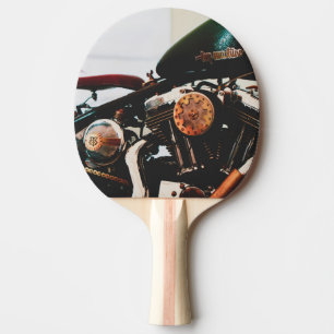 Motorcycle Motorbike Biker Ride Rider Ping Pong Paddle