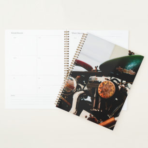 Motorcycle Motorbike Biker Ride Rider Planner