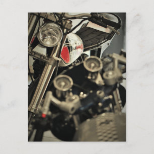 Motorcycle Motorbike Biker Ride Rider Postcard