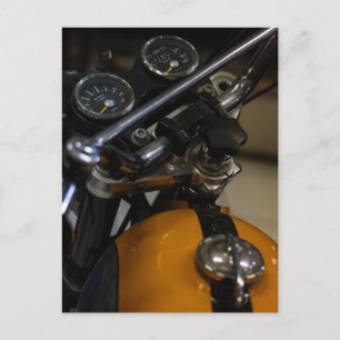 Motorcycle Motorbike Biker Ride Rider Postcard