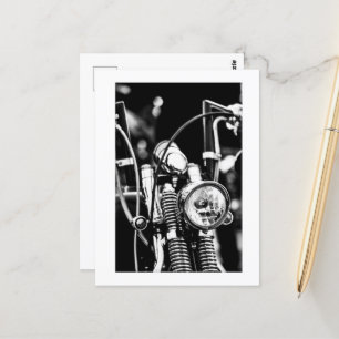 Motorcycle Motorbike Biker Ride Rider Postcard