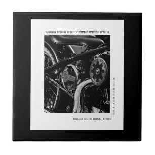 Motorcycle Motorbike Biker Ride Rider Tile