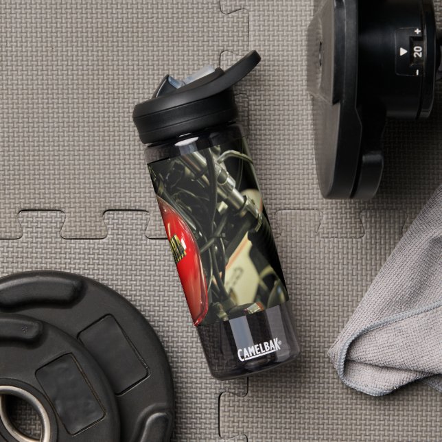 Motorcycle Motorbike Biker Ride Rider Water Bottle (Gym)