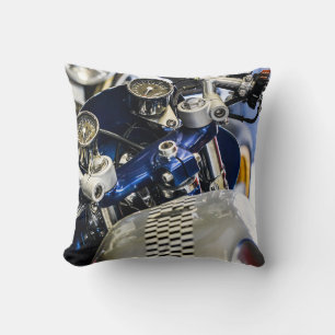 Motorcycle Motorbike Bikers Ride Riders Details Cushion