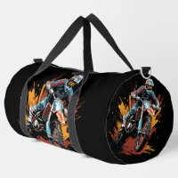 Motorcycle Motorbike Motorcross Biker Large