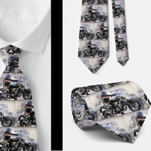 Motorcycle Motorbike Motorcross Sport Tie