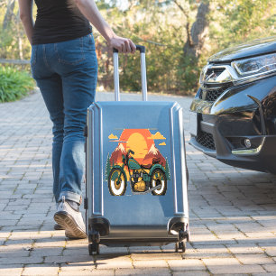 Motorcycle Motorbike Retro Vintage Sunset