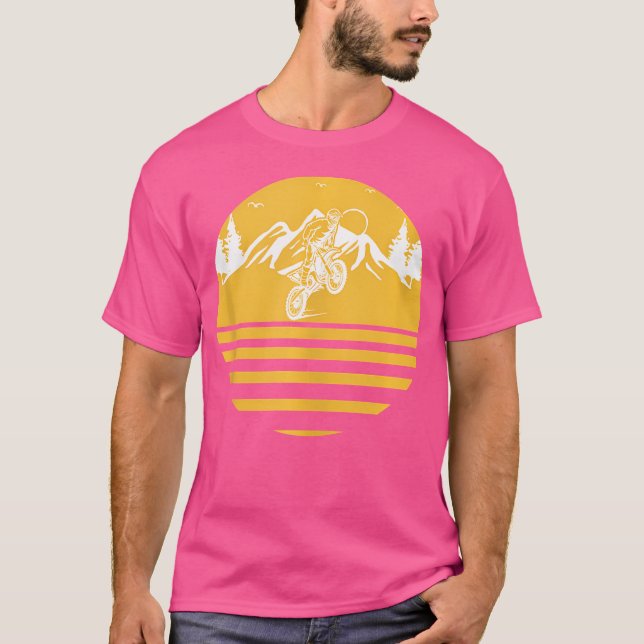 Motorcycle Motorcycles Motorbike Golden Outside T-Shirt (Front)
