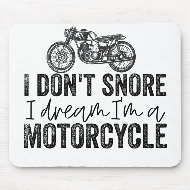 Motorcycle Mouse Mat (Front)