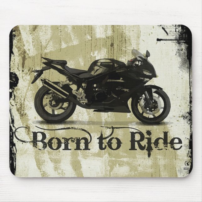 Motorcycle Mouse Mat (Front)