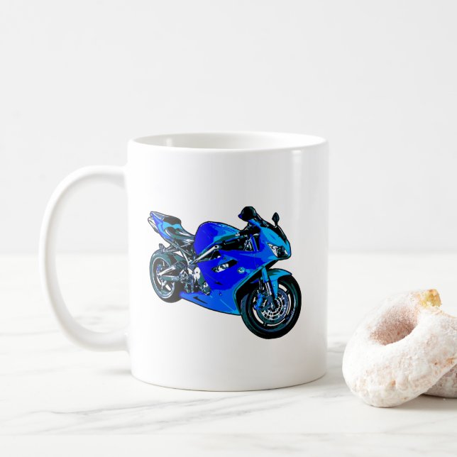 Motorcycle Mug (With Donut)
