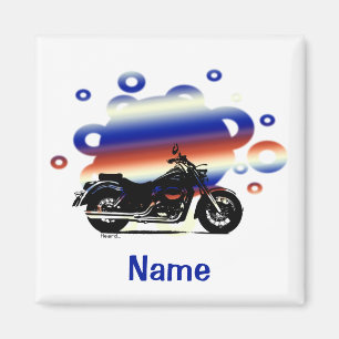 Motorcycle Name Magnet