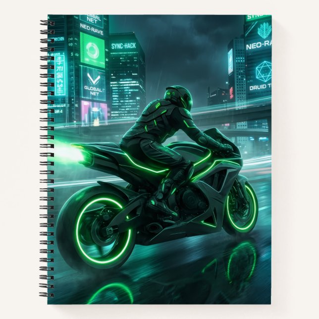 Motorcycle Notebooks & Journals (Front)