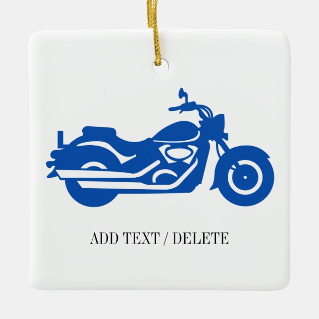 Motorcycle Ornament (Front)