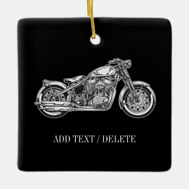 Motorcycle Ornament (Front)