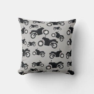 Motorcycle Pattern Cushion