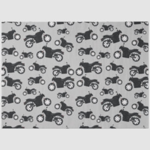 Motorcycle Pattern Tissue Paper