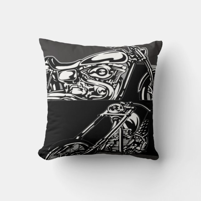 Motorcycle Pillow (Front)