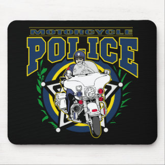 Motorcycle Police Mouse Mat
