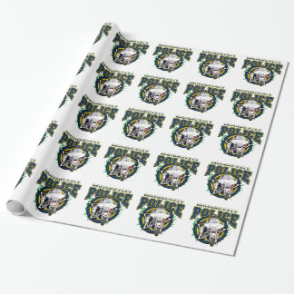 Motorcycle Police Wrapping Paper