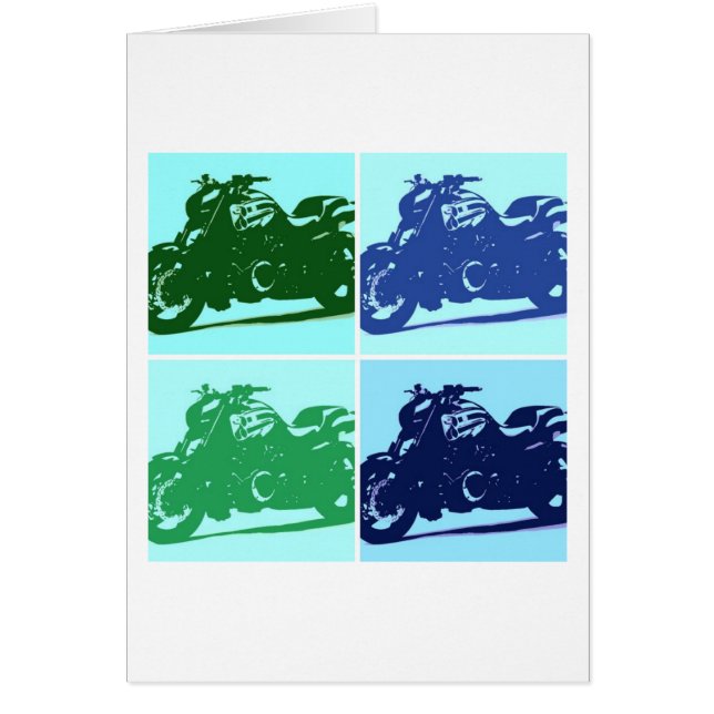 Motorcycle Pop Art (Front)