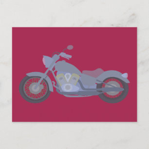 Motorcycle Postcard