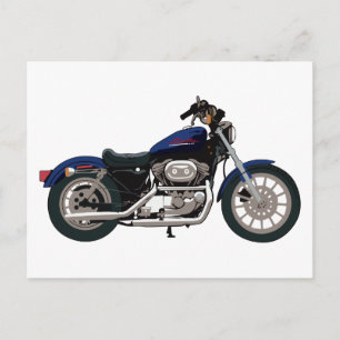 Motorcycle Postcard
