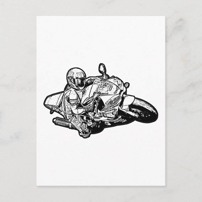 Motorcycle   postcard (Front)