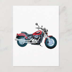 Motorcycle Postcard