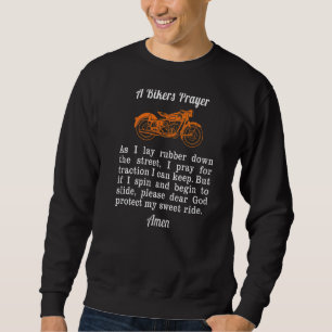 Motorcycle Prayer Bikers Prayer Men Women Kids 1 Sweatshirt