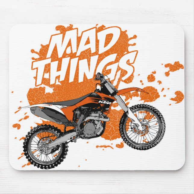 Motorcycle race mouse mat (Front)