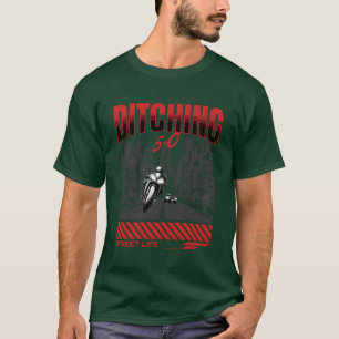 Motorcycle Races Away from a Patrol Car friend T-Shirt