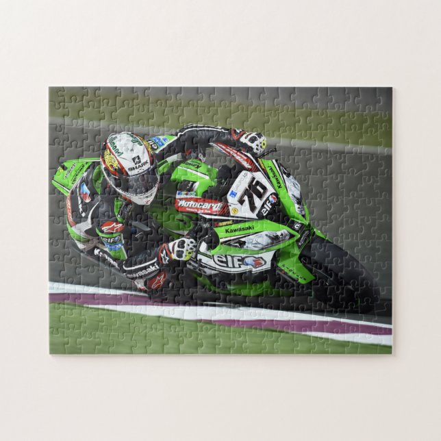 motorcycle racing  jigsaw puzzle (Horizontal)