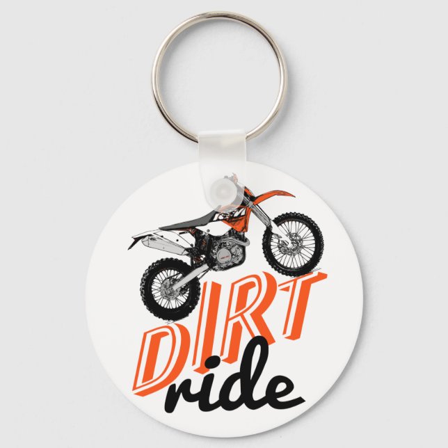 Motorcycle racing key ring (Front)