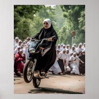 Motorcycle Racing Nun