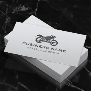 Motorcycle Repair Maintenance Service Mechanic Business Card
